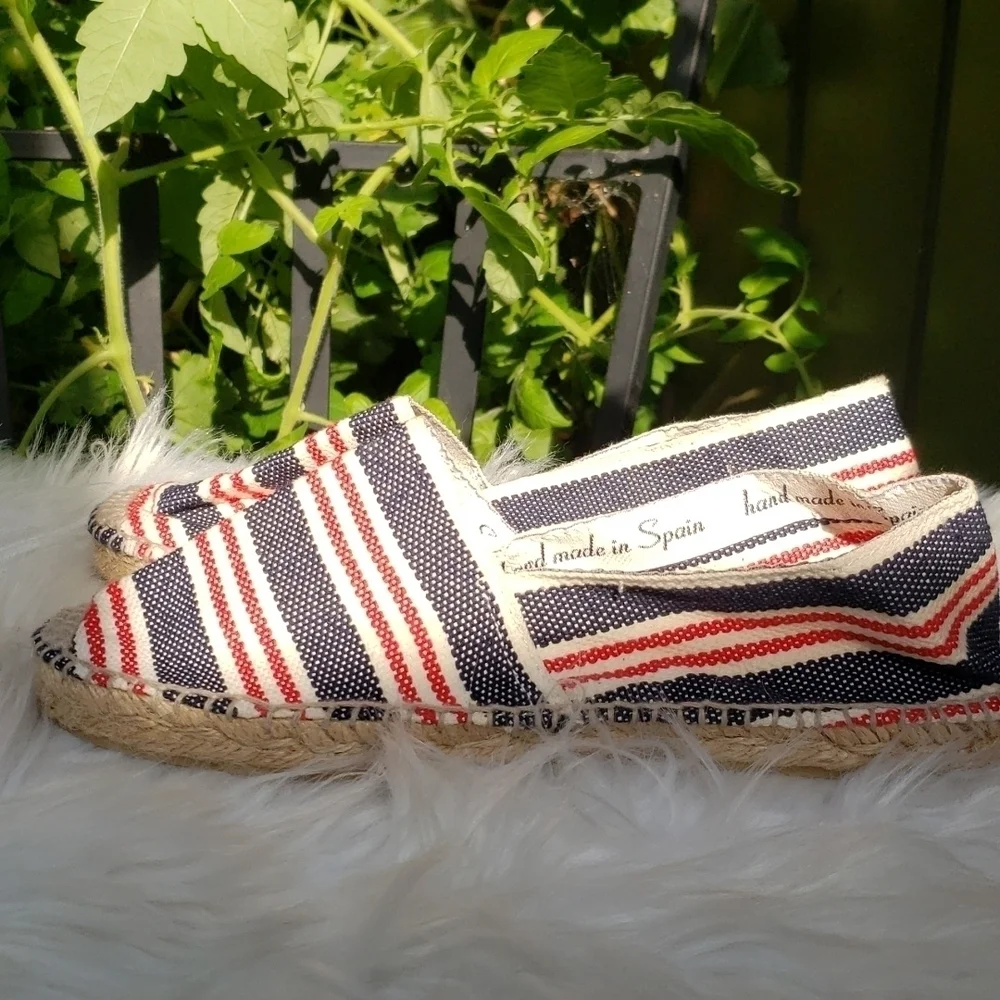 LARA ESPADRILLE Red White Blue 37